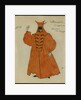 Costume design for the play The Masquerade by M. Lermontov, 1917 by Alexander Yakovlevich Golovin