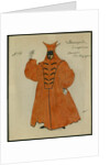 Costume design for the play The Masquerade by M. Lermontov, 1917 by Alexander Yakovlevich Golovin