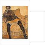 A sitting woman, c. 1918 by Boris Dmitryevich Grigoriev