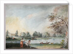 The Ponds before the Urban Estate of Count Alexei Kirillovich Razumovsky in Moscow, Early 1800s by Ivan Alexeyevich Ivanov