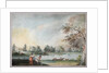 The Ponds before the Urban Estate of Count Alexei Kirillovich Razumovsky in Moscow, Early 1800s by Ivan Alexeyevich Ivanov