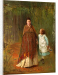 In the Park. Portrait of the Artists Wife and Daughter, 1875 by Ivan Nikolayevich Kramskoi