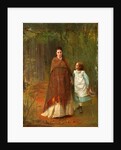 In the Park. Portrait of the Artists Wife and Daughter, 1875 by Ivan Nikolayevich Kramskoi