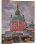 Red Tower in the Trinity Lavra of St. Sergius, 1912 by Boris Michaylovich Kustodiev