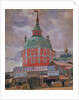 Red Tower in the Trinity Lavra of St. Sergius, 1912 by Boris Michaylovich Kustodiev