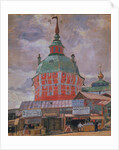 Red Tower in the Trinity Lavra of St. Sergius, 1912 by Boris Michaylovich Kustodiev
