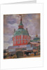 Red Tower in the Trinity Lavra of St. Sergius, 1912 by Boris Michaylovich Kustodiev