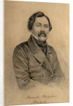 Portrait of the Painter Vasily Fyodorovich (Georg Wilhelm) Timm by Alexander Ignatyevich Lebedev