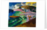 Seashore, 1912 by Aristarkh Vasilyevich Lentulov