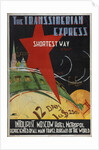 Transsiberian express (Poster of the Intourist company), 1930 by Max Litvak