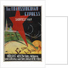 Transsiberian express (Poster of the Intourist company), 1930 by Max Litvak