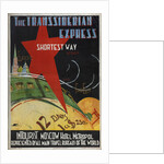 Transsiberian express (Poster of the Intourist company), 1930 by Max Litvak