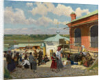 View of Plyos, 1918 by Alexander Vladimirovich Makovsky