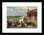 View of Plyos, 1918 by Alexander Vladimirovich Makovsky