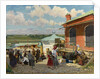 View of Plyos, 1918 by Alexander Vladimirovich Makovsky