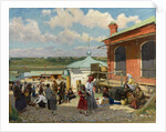 View of Plyos, 1918 by Alexander Vladimirovich Makovsky