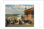 View of Plyos, 1918 by Alexander Vladimirovich Makovsky