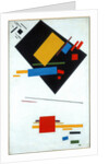 Suprematist painting (Black Trapezoid and Red Square), 1915 by Kasimir Severinovich Malevich
