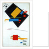 Suprematist painting (Black Trapezoid and Red Square), 1915 by Kasimir Severinovich Malevich