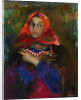 Russian Maiden in a Red Headscarf by Filipp Andreyevich Malyavin