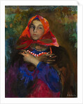 Russian Maiden in a Red Headscarf by Filipp Andreyevich Malyavin
