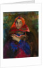 Russian Maiden in a Red Headscarf by Filipp Andreyevich Malyavin