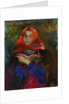 Russian Maiden in a Red Headscarf by Filipp Andreyevich Malyavin
