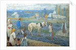 At the field, 1911 by Mikhail Vasilyevich Nesterov