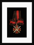 Riband and Badge of the Order of Saint Vladimir, Fourth class, 19th century by decorations and medals Orders