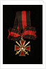 Riband and Badge of the Order of Saint Vladimir, Fourth class, 19th century by decorations and medals Orders