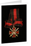 Riband and Badge of the Order of Saint Vladimir, Fourth class, 19th century by decorations and medals Orders