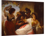 October Celebration in Rome, 1851 by Pimen Nikitich Orlov