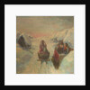 Winter. Sledge driving by Konstantin Konstantinovich Pervukhin