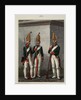Grenadiers of the Preobrazhensky, Semenovsky and Izmailovsky Regiment in 1796-1797, 1840s by Alexey Gavrilovich Petrovsky