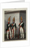 Grenadiers of the Preobrazhensky, Semenovsky and Izmailovsky Regiment in 1796-1797, 1840s by Alexey Gavrilovich Petrovsky