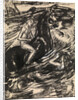 Illustration for The Princess of the Tide by Mikhail Lermontov by Kuzma Sergeyevich Petrov-Vodkin