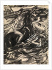 Illustration for The Princess of the Tide by Mikhail Lermontov by Kuzma Sergeyevich Petrov-Vodkin