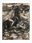Illustration for The Princess of the Tide by Mikhail Lermontov by Kuzma Sergeyevich Petrov-Vodkin