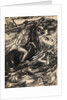 Illustration for The Princess of the Tide by Mikhail Lermontov by Kuzma Sergeyevich Petrov-Vodkin
