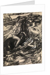 Illustration for The Princess of the Tide by Mikhail Lermontov by Kuzma Sergeyevich Petrov-Vodkin