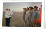The recruitment, 1904 by Lukian Vasilyevich Popov