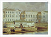 Naryshkin Palace on the Fontanka river, Mid of the 19th cen by Ludwig Premazzi