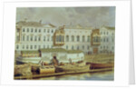Naryshkin Palace on the Fontanka river, Mid of the 19th cen by Ludwig Premazzi