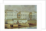 Naryshkin Palace on the Fontanka river, Mid of the 19th cen by Ludwig Premazzi