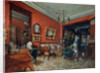 A living room, 1840s by Ludwig Premazzi