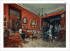 A living room, 1840s by Ludwig Premazzi