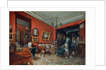 A living room, 1840s by Ludwig Premazzi