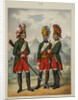 Grenadiers of the Preobrazhensky, Semenovsky and Izmailovsky Regiment in 1763-1775, Early 1840s by Pyotr Ivanovich Razumikhin