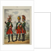 Grenadiers of the Preobrazhensky, Semenovsky and Izmailovsky Regiment in 1763-1775, Early 1840s by Pyotr Ivanovich Razumikhin