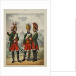 Grenadiers of the Preobrazhensky, Semenovsky and Izmailovsky Regiment in 1763-1775, Early 1840s by Pyotr Ivanovich Razumikhin